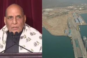 रक्षा मंत्री राजनाथ सिंह ने करवार नौसैनिक अड्डे पर विभिन्न बुनियादी ढांचा परियोजनाओं का किया उद्घाटन 
