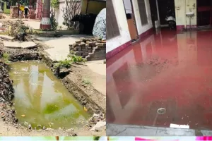 बाराबंकी: विकास या मजाक! बिना अनुमति खोद डाला नाला, घरों में घुसा पानी...ग्राम प्रधान ने की पुलिस से शिकायत 