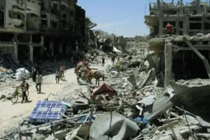 इज़रायली हमलों से एक बार फिर दहला गाजा, 24 घंटों में 97 लोगों की मौत 