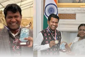 राष्ट्रपति द्रौपदी मुर्मू से मिले प्रख्यात सैंड आर्टिस्ट सुदर्शन पटनायक   