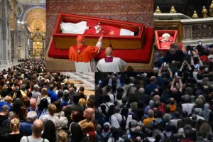 पोप फ्रांसिस के अंतिम संस्कार का कार्यक्रम सेंट पीटर्स स्क्वायर में शुरू, लाखों की संख्या में पहुंचे श्रद्धालु