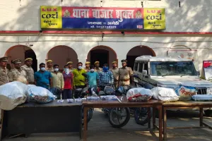 Good work of Amethi Police : वाहनों को चोरी कर कबाड़ी को बेचने वाले गैंग का पर्दाफाश