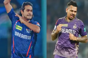 IPL 2025 : केकेआर और LSG की भिड़ंत में सुनील नारायण और Digvesh Rathi होंगे आमने-सामने