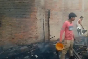 बाराबंकी : आग से जलकर मां व दो बच्चों की मौत, पति मासूम गंभीर 