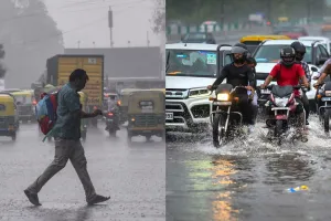 दिल्ली में बेमौसम बारिश से सड़कें हुईं जलमग्न, मकान ढहने से एक ही परिवार को चार लोगों की मौत, यातायात बाधित 