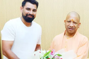 लखनऊ: क्रिकेटर मोहम्मद शमी ने की सीएम योगी से मुलाकात