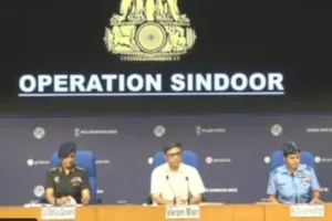 Operation Sindoor: शुरू हुई सेना की प्रेस कॉन्फ्रेंस, आर्मी एयरफोर्स और MEA के अफसर मौजूद