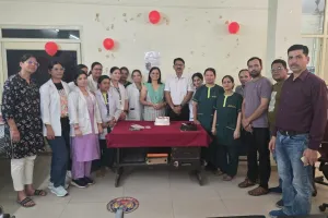 जगदंबा हार्ट केयर में मनाया विश्व हाइपरटेंशन दिवस   