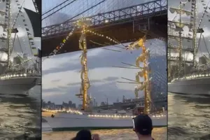 Video: अमेरिका के न्यूयॉर्क में ब्रुकलिन ब्रिज से टकराया मेक्सिको का नौसैनिक जहाज, 19 लोग घायल 