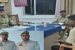  हरदोई: फल के बदले रुपये नहीं देने के आरोप में दो पुलिसकर्मी निलंबित, फल व्रिकेता से मिले एसपी   