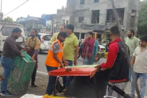 20 फड़-ठेले जब्त, चालान कर वसूले 10 हजार रुपये   