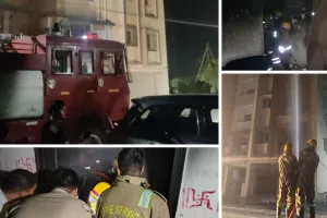 कानपुर के केडीए हाइट्स अपार्टमेंट की चौथी मंजिल में लगी आग: ऊंची-ऊंची लपटें उठती देख मचा हड़कंप, दमकल कर्मियों ने पाया काबू 