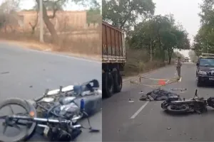 बाइक सवार को अज्ञात वाहन ने मारी टक्कर, युवक की मौके पर ही मौत     