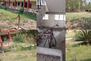 बाराबंकी: महाविद्यालय परिसर में लगा गंदगी के अंबार, पानी के लिये तरस रहे छात्र, अमृत विचार की पड़ताल में खुली पोल