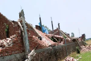 मुरादाबाद: अवैध निर्माण पर चला MDA का बुलडोजर...जोन-3 में चलाया अभियान