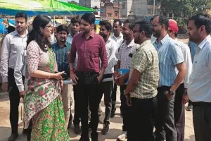 70 करोड़ की परियोजना का 20 मिनट में निरीक्षण कर चली गईं नोडल अधिकारी