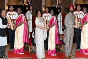 Padma Awards 2025: राष्ट्रपति ने विभूतियों को पद्म पुरस्कारों से किया सम्मानित