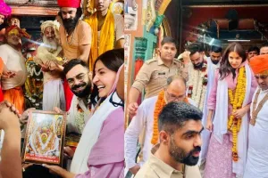 पत्नी अनुष्का संग अयोध्या पहुंचे विराट कोहली, रामलला और बजरंग बली के किए दर्शन