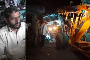 रामपुर: तेज रफ्तार डंपर ने बाइक को मारी टक्कर, दो की मौके पर मौत