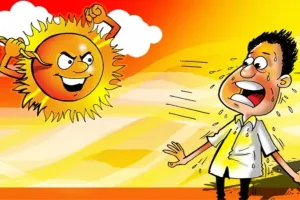 बदायूं में आसमान से बरस रही आग, तापमान ने तोड़ा रिकॉर्ड