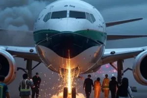 Lucknow News: लखनऊ एयरपोर्ट पर टला बड़ा हादसा, लैंडिंग के समय प्लेन के पहिए से निकली चिंगारी, धुआं देख 250 हज यात्रियों की अटकी सांसें 