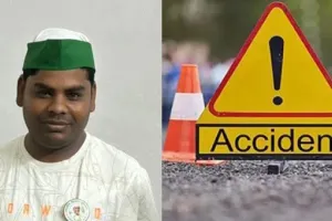 मिनी ट्रक ने मारी टक्कर, किसान यूनियन के युवा कार्यकर्ता की मौत, तीन घायल