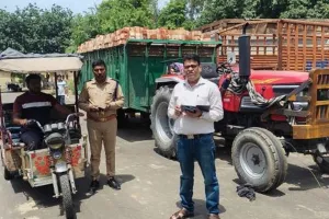 संभल : 15 ई-रिक्शा किए सीज, 2.25 लाख जुर्माना वसूला