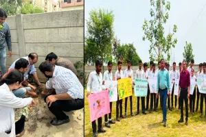शाहजहांपुर : वरुण अर्जुन मेडिकल कॉलेज में पर्यावरण दिवस रोपे गए पौधे