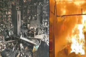 रामपुर : रंजिश के चलते मेडिकल में लगाई आग, पीड़ित ने थाने में दी तहरीर