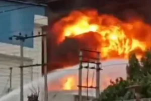 नोएडा: पेंट के कारखाने में लगी भीषण आग, धुंआ-धुंआ हुआ पूरा इलाका, फायर ब्रिगेड की 30 गाड़ियों ने पाया गया काबू 