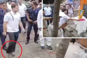 जूते पहनकर इंदिरा गांधी को पुष्पांजलि अर्पित करना अनुचित: राहुल गांधी पर मोहन यादव का कटाक्ष 