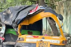 रोडवेज बस और ऑटो में भिडंत, ऑटो सवार चार घायल     