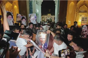 लखनऊ में अमेरिका-इजराइल के खिलाफ प्रदर्शन, मुस्लिम धर्मगुरुओ ने बताया ट्रंप को मानवता के लिए बड़ा ख़तरा