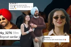 दिलजीत दोसांझ की फिल्म ‘सरदार जी 3’ का ट्रेलर रिलीज़, पाकिस्तानी एक्ट्रेस हानिया आमिर को देख भड़के लोग 