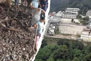 त्रिकुटा की पहाड़ियों पर भूस्खलन से वैष्णो देवी मंदिर जाने वाला मार्ग अवरुद्ध, इस रूट पर जारी है श्रद्धालुओं की यात्रा 