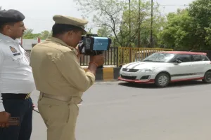 लेजर स्पीड गन का कमाल : डीसीपी की परीक्षा में 90 प्रतिशत चालक फेल, शहर की सीमाओं पर इंटरसेप्टर तैनात….