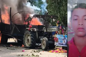 बदायूं : कुचलकर बरेली के कांवड़िया की मौत, ट्रैक्टर-ट्रॉली और डीजे में लगाई आग