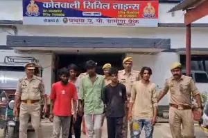 बदायूं  : मकान से चोरी के पांच आरोपी गिरफ्तार, पुलिस ने माल किया बरामद
