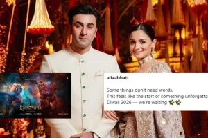 पति रणबीर कपूर की फिल्म रामायण का टीजर देख भावुक हुई आलिया, बोली- कुछ चीजों को शब्दों की जरूरत नहीं