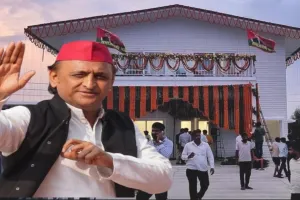 अखिलेश यादव ने आजमगढ़ में सपा के नए कार्यालय का किया उद्घाटन, मुलायम-कांशीराम की एकता को याद कर कही यह बड़ी बात 