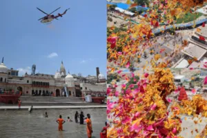 अयोध्या में आस्था को मिला सम्मान! डीएम और एसएसपी ने कांवड़ियों पर बरसाए पुष्प, देखें वीडियो