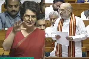 मानसून सत्र: अमित शाह के आरोपों पर प्रियंका गांधी का पलटवार, पूछा- आपने पाकिस्तान को शरण दी क्यों?