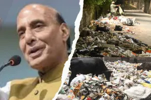 फोटो सेशन तक सीमित रह गया रक्षामंत्री के जन्मदिन पर सफाई अभियान, कई इलाकों में पड़ा रहा कूड़ा 