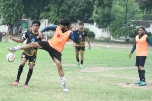 District Football League: सुशांत की हैट्रिक, लखनऊ फॉल्कन की जीत