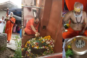 सावन के तीसरे सोमवार को बड़ी संख्या में पूजन-दर्शन को उमड़े श्रद्धालु, संत शिष्यों के साथ आश्रम में कर रहे पूजन, सत्संग 