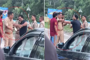 नशे में धुत ड्रग इंस्पेक्टर की गुंडागर्दी : एसएचओ से धक्का-मुक्की, 2 किमी पीछा कर पुलिस ने दबोचा