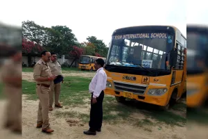 शाहजहांपुर: 10 वाहनों के खिलाफ चालान की कार्रवाई से स्कूल प्रबंधकों में हड़कंप