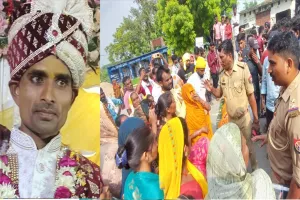 प्रतापगढ़ में डंपर ने युवक को कुचला, सड़क पर शव रखकर हंगामा