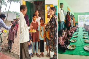 स्कूलों में लौटी रौनक, रोली चंदन लगाकर बच्चों का स्वागत : रैली निकालकर हुआ अभिभावक संपर्क