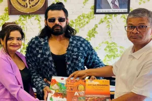 अभिनेता मुकेश जे भारती व निर्माता मंजू भारती ने प्रमुख सचिव पर्यटन से की मुलाकात